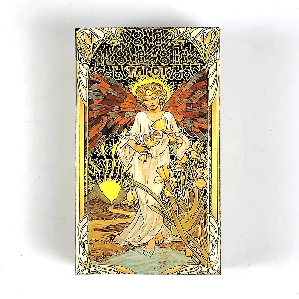 Jeu de cartes de Tarot A 78 cartes, jeu de cartes de Divination occulte classique pour débutants, id