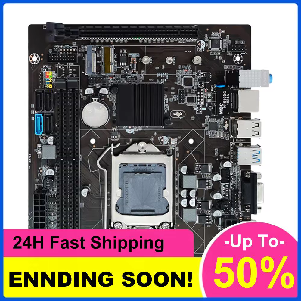 Ensemble de cartes mères B75, prend en charge M.2 NVME LGA1155, carte mère d'ordinateur DDR3, RAM 16