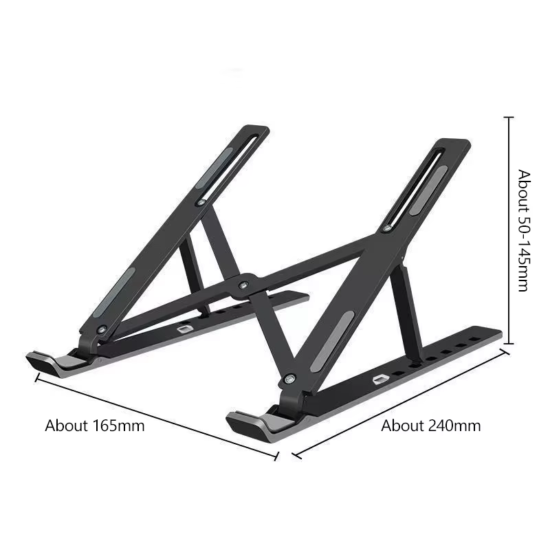 Support pliable pour ordinateur portable 8 vitesses /KQM/Accessory – Socle réglable et support de re