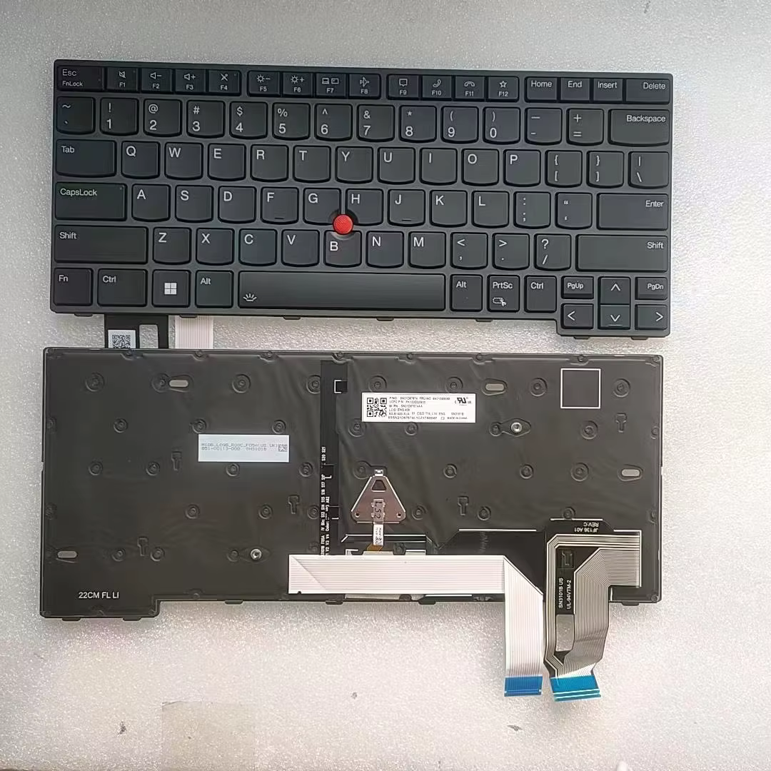 Nouveau rétro-éclairage Original disposition américaine pour IBM Thinkpad T14 Gen3 noir gris clavier