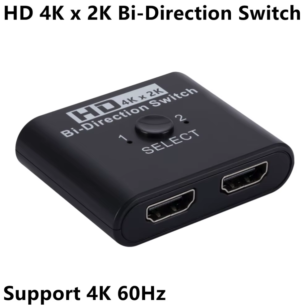 Commutateur HDMI bidirectionnel 8K 60Hz 1x2/2x1, 2 entrées 1 sortie, pour PS4, boîtier TV, adaptateu