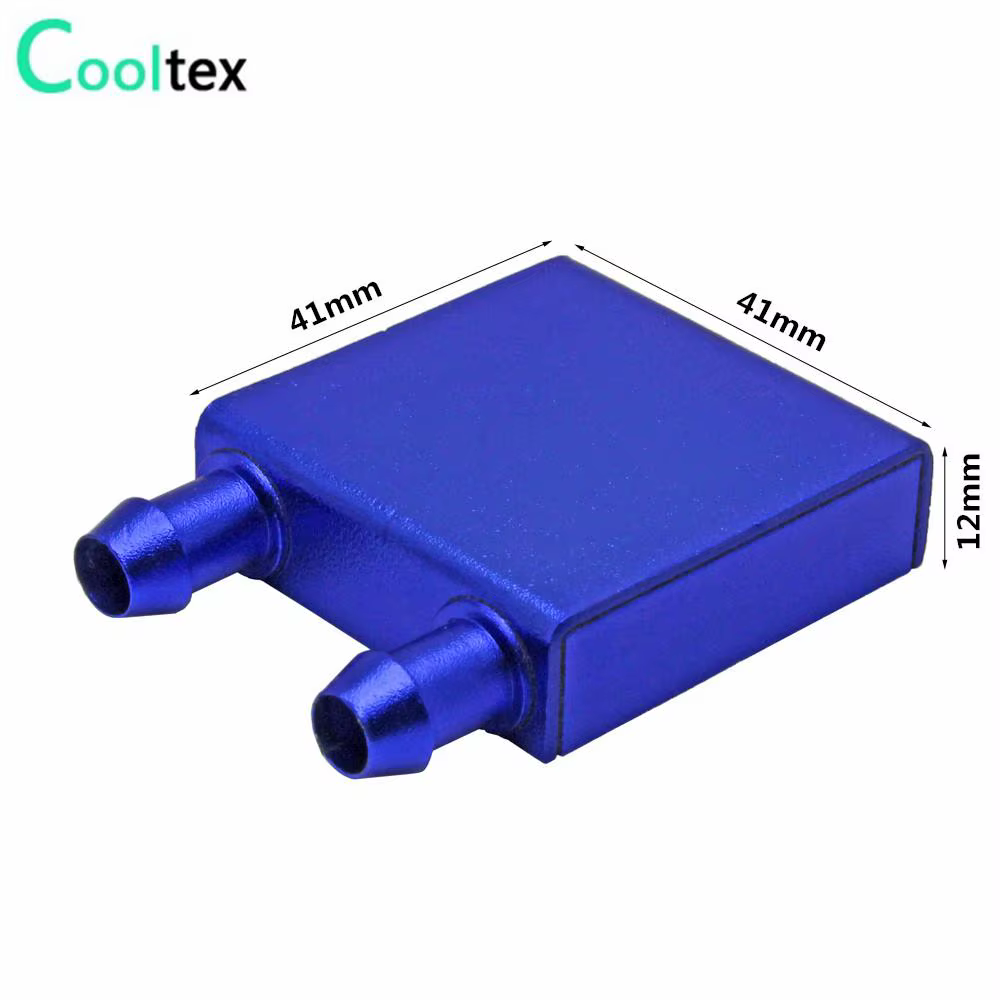 Bloc d'eau liquide de refroidissement de nuit en aluminium, refroidisseur d'équipement industriel in