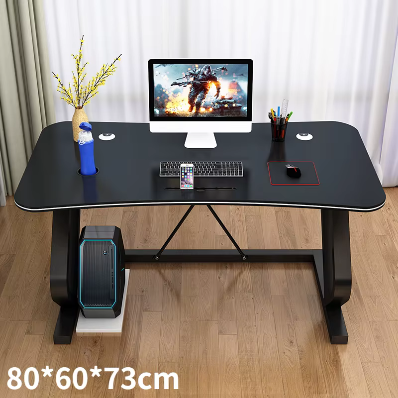 Bureau moderne simple pour ordinateur gamer, bureau de travail pour chambre à coucher, bureau d'appr