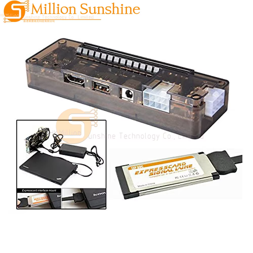 Adaptateur eGPU pour ordinateur portable - Station d'accueil graphique externe EXP GDC PCIe, Mini PC