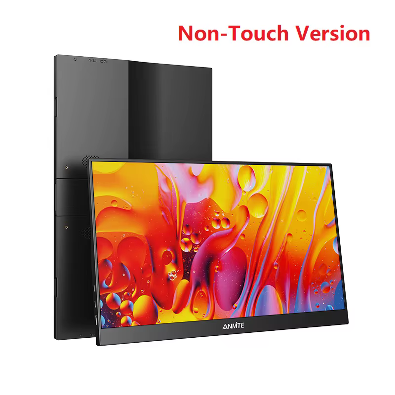 Moniteur portable à écran tactile de 15.6 pouces, sans écran tactile, optionnel, 16:9, pour ordinate