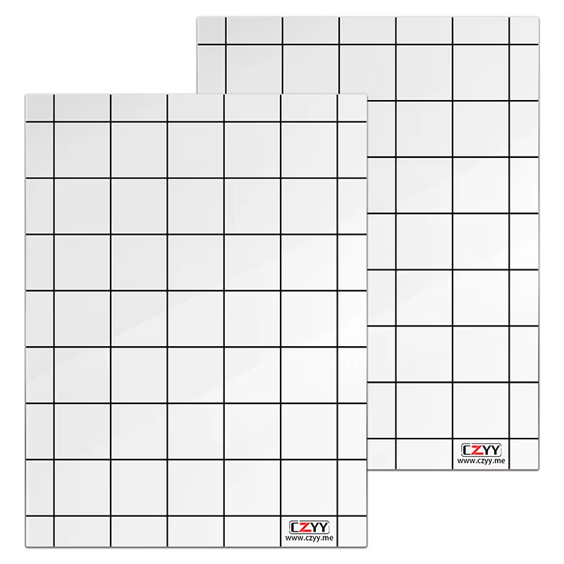 CZYY Tapis de jeu en acrylique avec superposition de grille carrée de 1 po, panneau de carte de bata