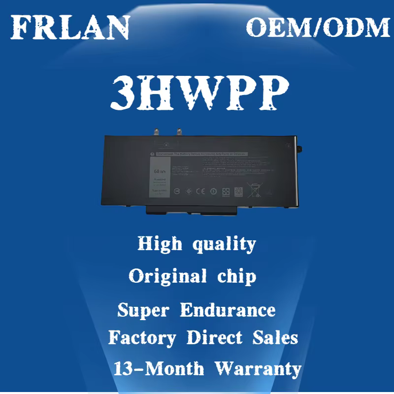 Vente directe d'usine nouvelle batterie d'ordinateur portable 3HWPP pour Dell Latitude 5501 5511 540