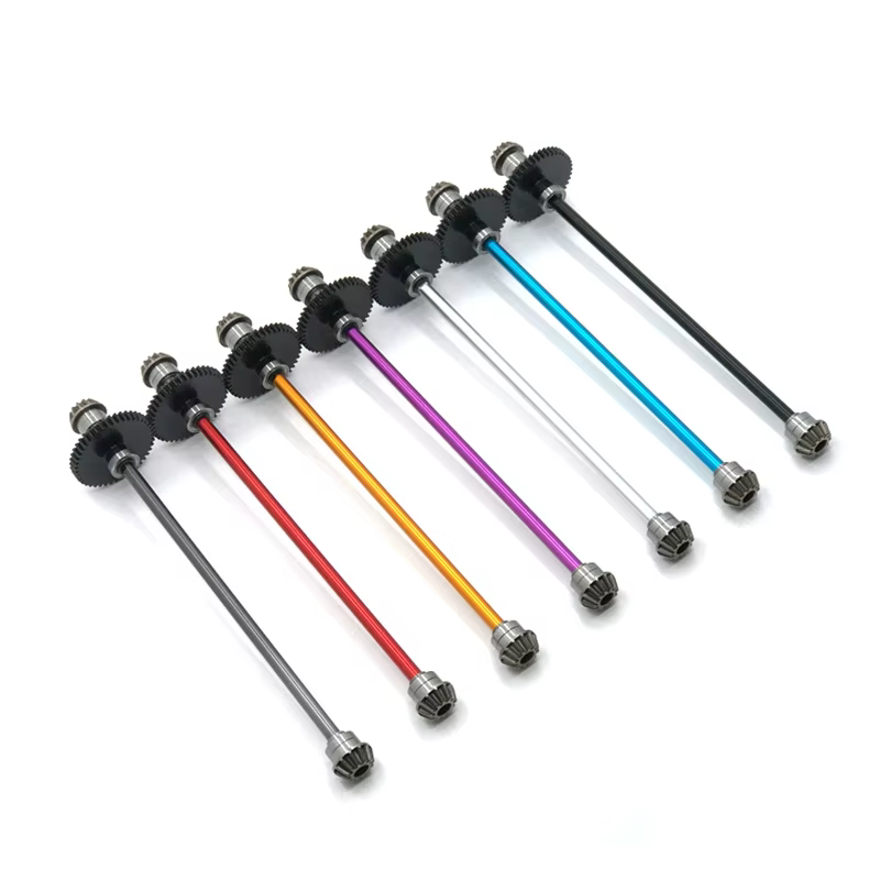 Wltoys 144001 144002 144010 Ensemble d'arbre d'entraînement central, engrenage de réduction en aci