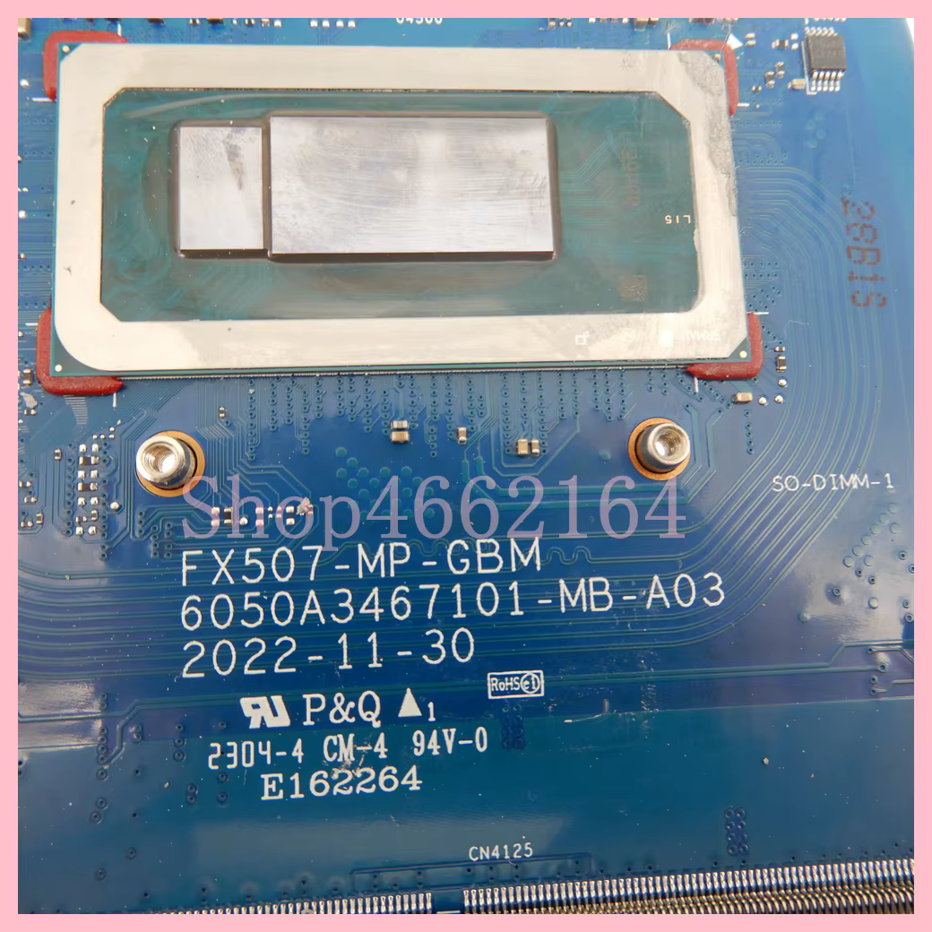 FX507 i7-12th/13th Gen CPU RTX4050/4060 carte mère GPU pour ASUS TUF Gaming F15 FX507 carte mère d'o