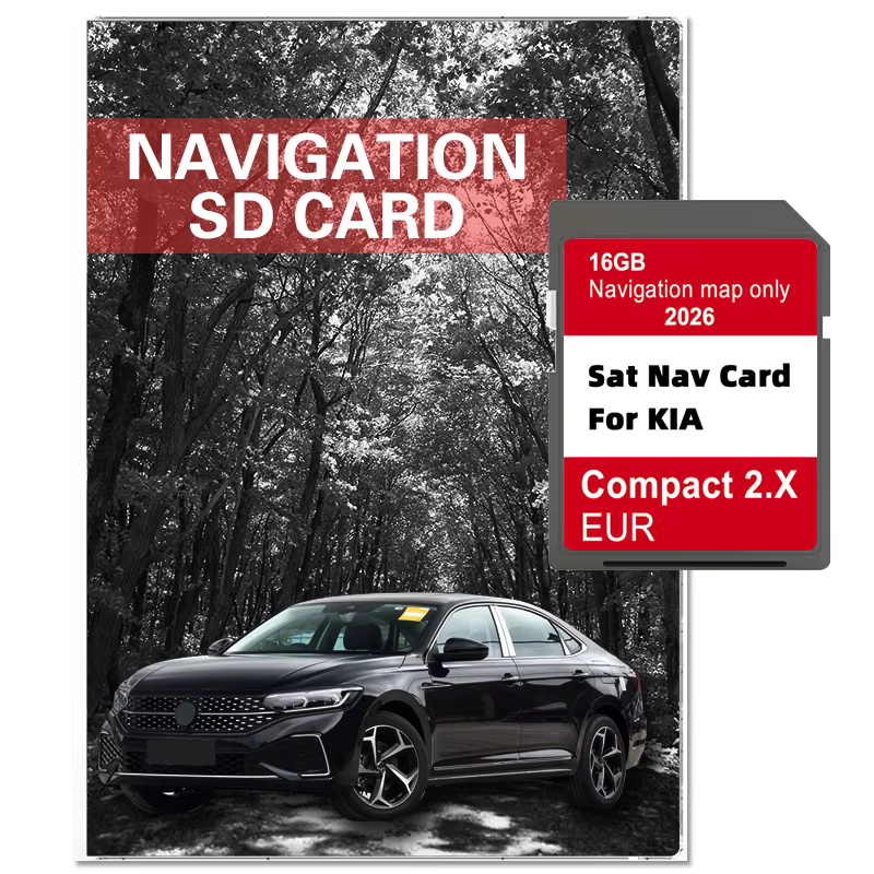 Navigation GEN2 Cartes Europe Turquie Mises à Jour 2026 Compact 2.X 16 Go Sat Navi pour KIA Venga Ce