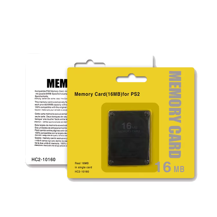 Pour carte mémoire PS2 8 mo 16 mo 32 mo 64 mo 128 mo carte mémoire PS2 pour Sony PlayStation2 stocke