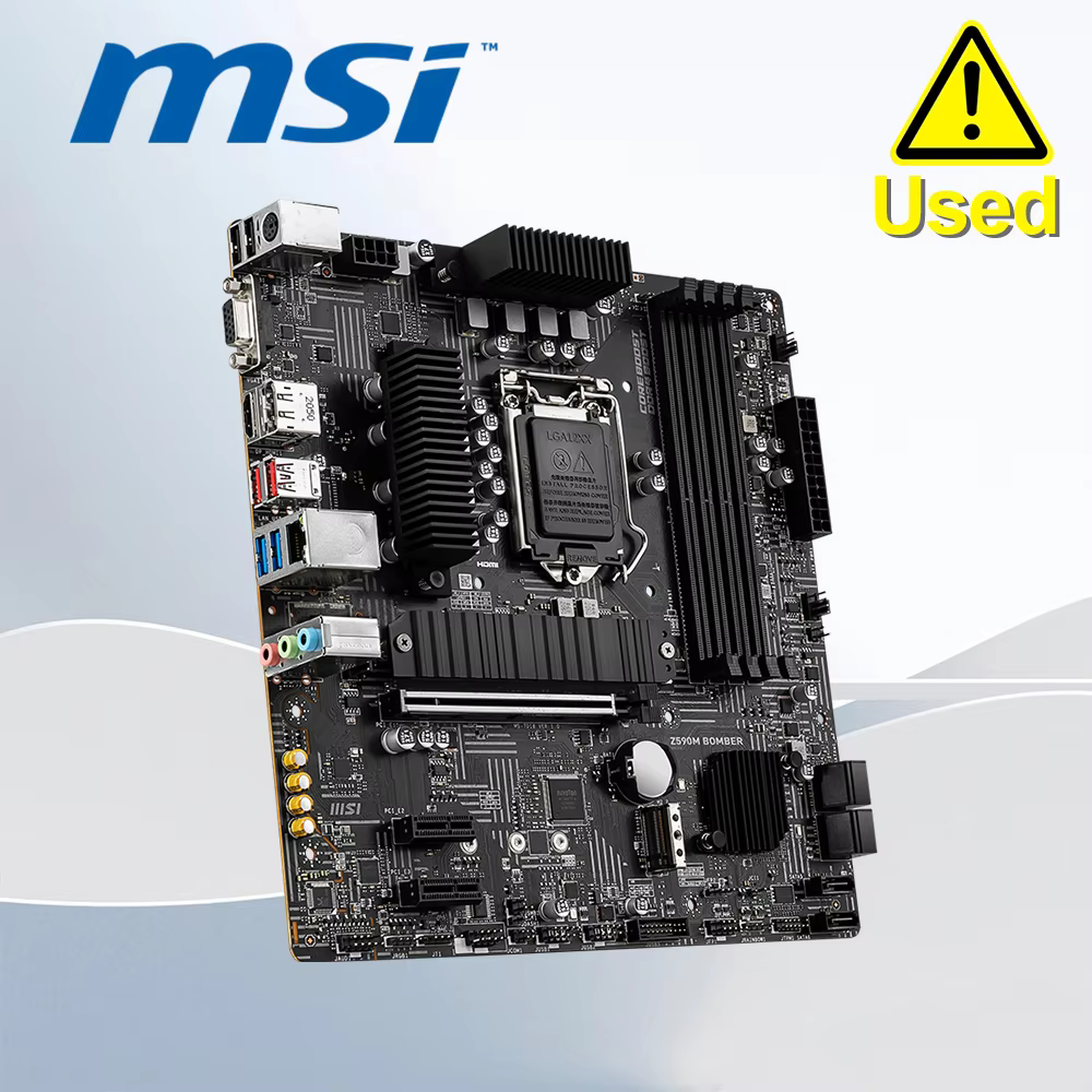 Carte mère MSI Z590M BOMBER 4×DDR4 LGA 1200 PCI-E 4.0 1×DisplayPort 1×HDMI