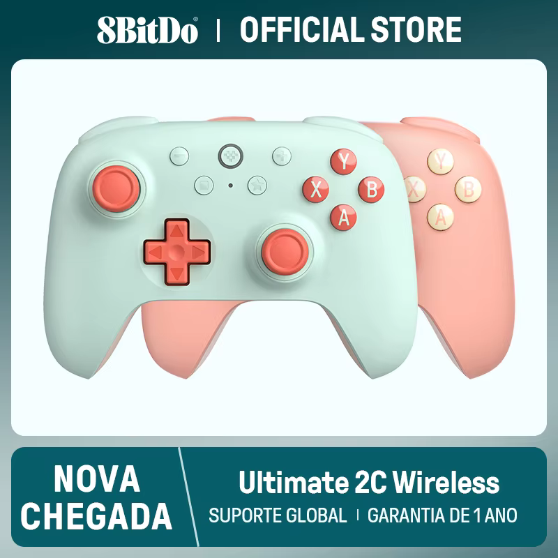 8BitDo - Nouveau contrôleur de jeu sans fil Ultimate 2C pour PC, Windows 10, 11, Steam Deck, Raspber