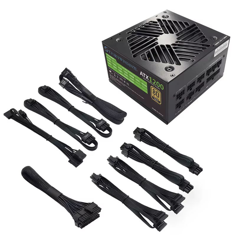 PCIE 5.0 1200W alimentation PC PSU modulaire complet pour Source d'alimentation 1200W WATT alimentat
