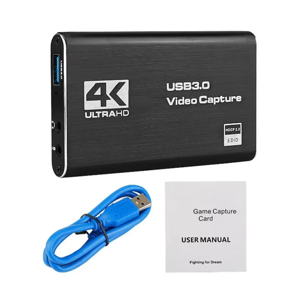Carte d'acquisition vidéo USB 3.0 4K, Compatible HDMI, 1080P, 60FPS, 60Hz, enregistreur vidéo pour e