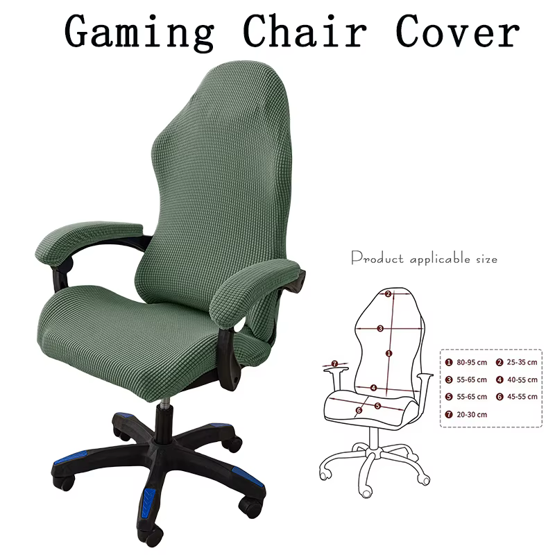 Housse de chaise de jeu universelle Simple, à la mode, pour siège de jeu d'ordinateur, accoudoir, él