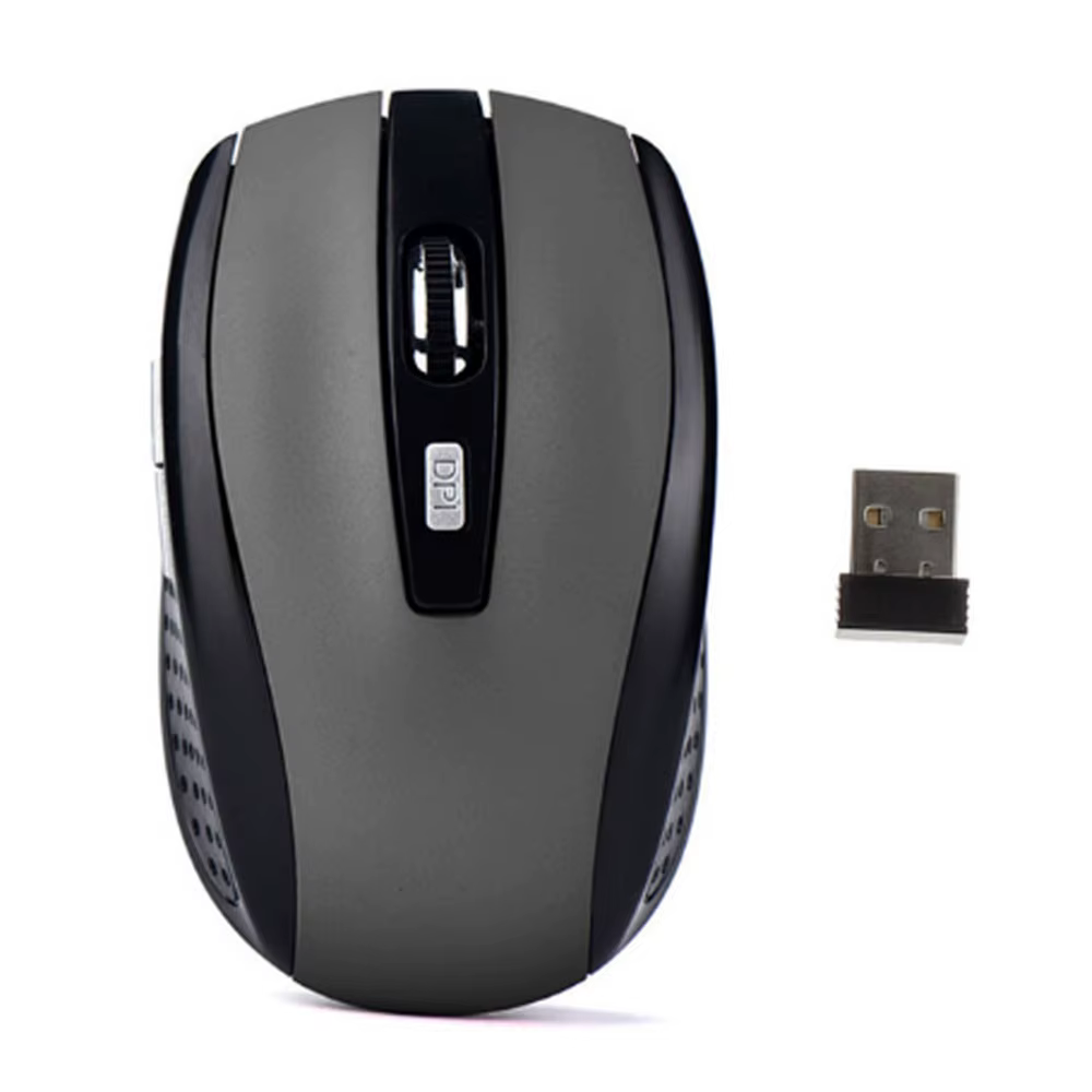 Souris sans fil 2.4G souris de jeu 2.4Ghz souris optique sans fil 6D mince Mini souris silencieuse D