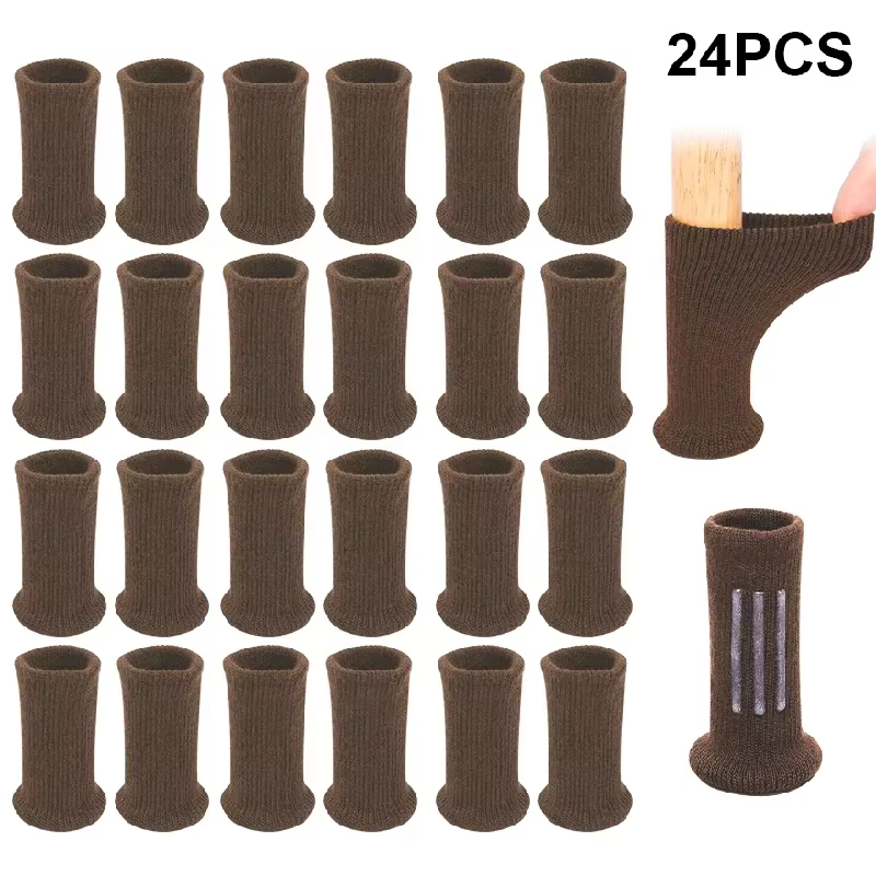Chaussettes de jambe de chaise en silicone multi-documents avec design antidérapant, protection du s