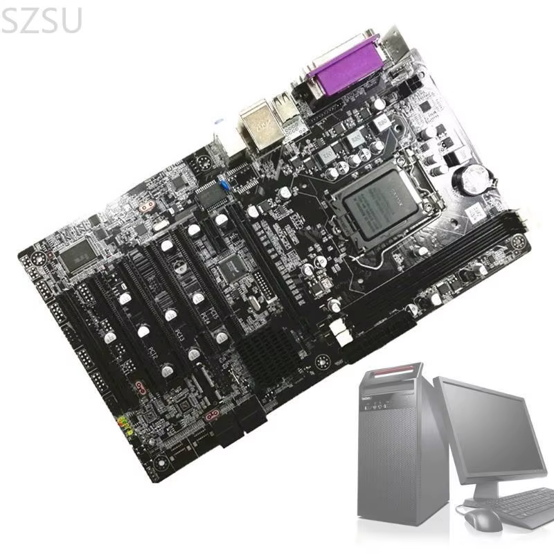 H61 DVR carte mère LGA 1155 prise surveillance de sécurité contrôle industriel carte mère DDR3 1066/