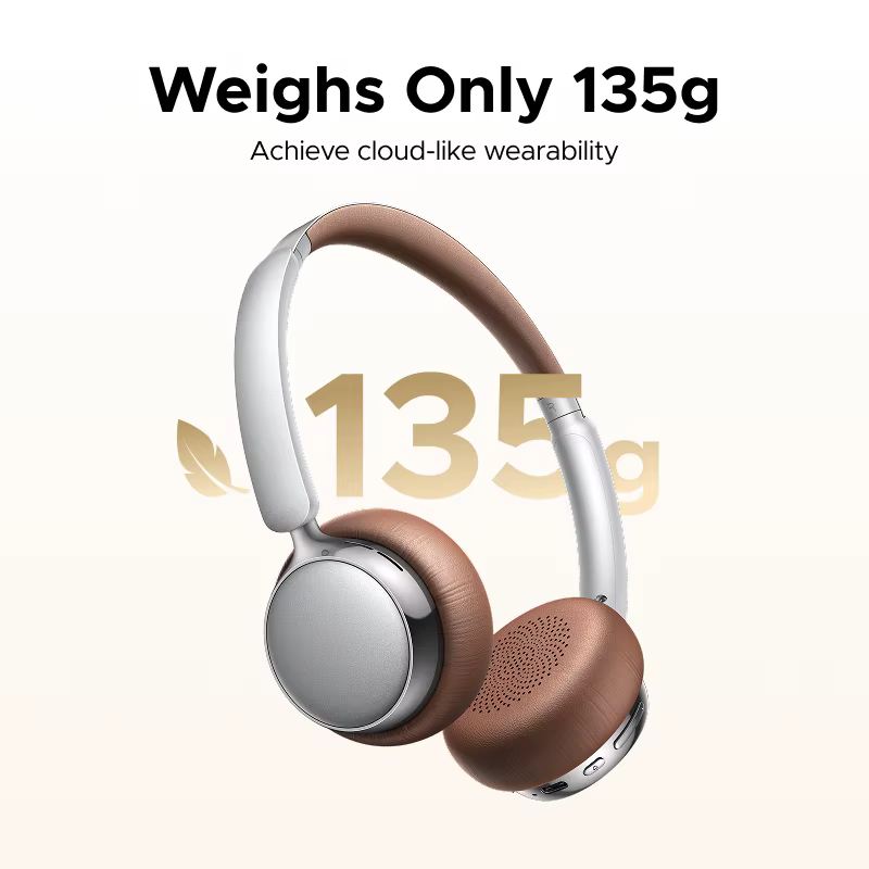 UGREEN Studio Plus 25dB ANC casque antibruit actif sans fil sur l'oreille écouteurs Bluetooth, Audio