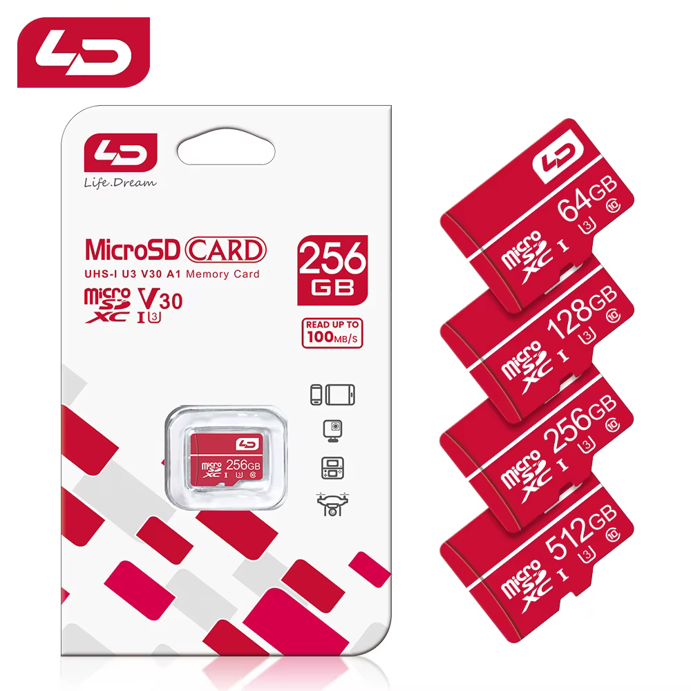 Carte mémoire MicroSD LD 4 Go 8 Go 16 Go 32 Go 256 Go UHS-I, carte Micro SD 128 Go, carte TF 64 Go C