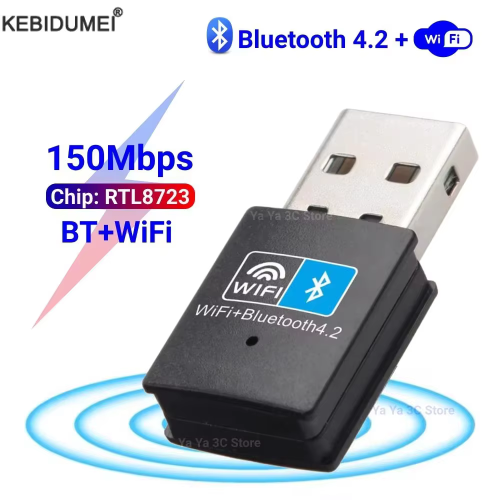 900Mbps USB WiFi Bluetooth 5.4 adaptateur 2in1 Dongle double bande 2.4G 5GHz USB WiFi 6 réseau sans