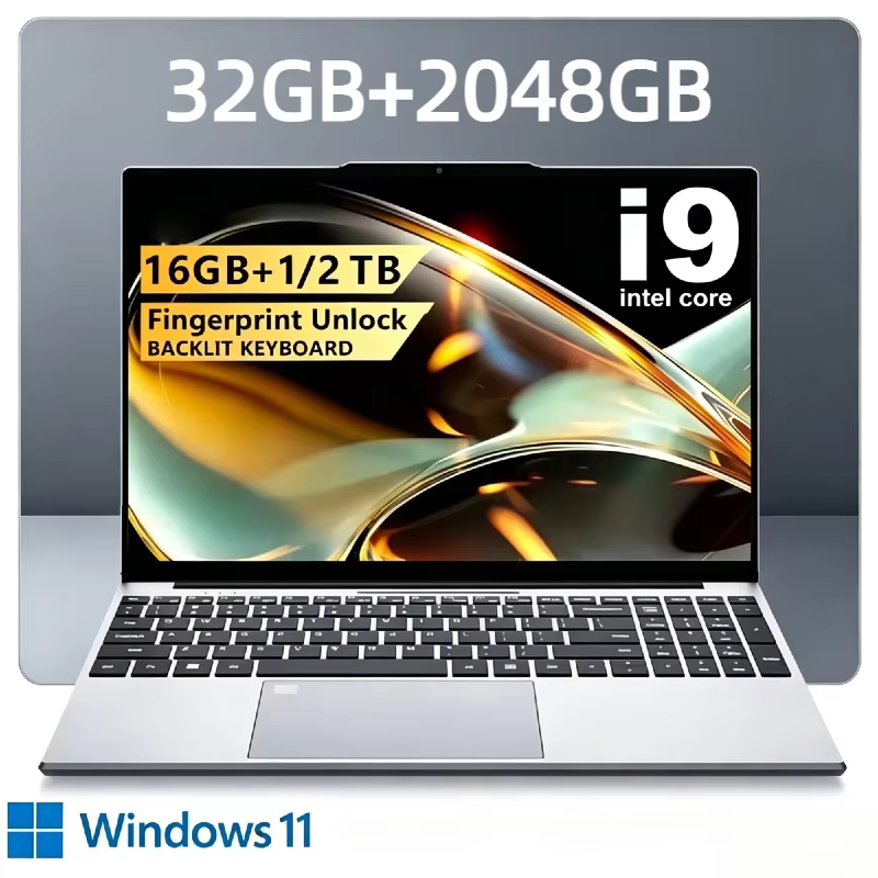Nouvel ordinateur portable de jeu 14,1 pouces Intel Core i9-10980HK Win 11 Pro 32 Go de RAM 2 To SSD