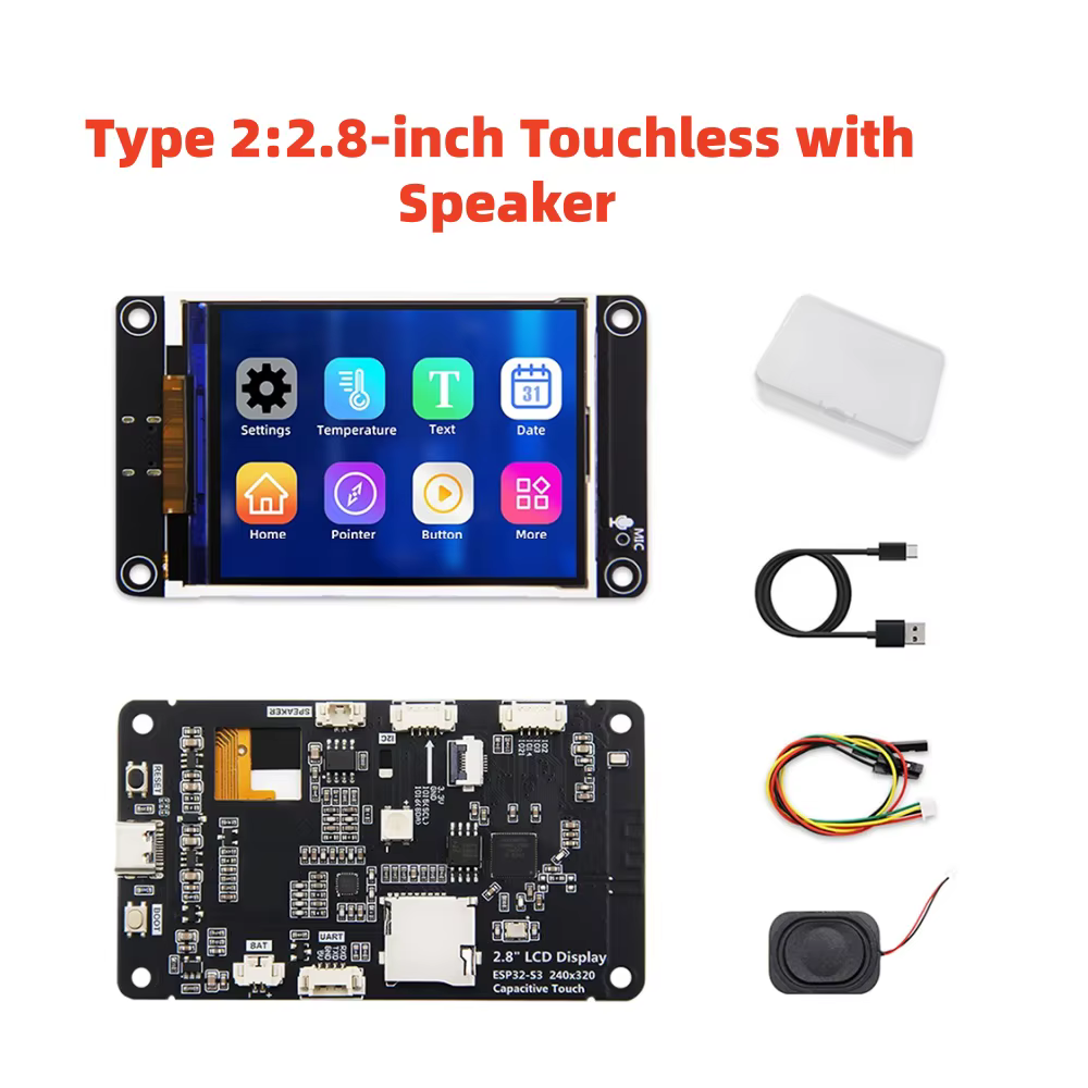 Carte de développement Esp32 S3, écran tactile Ips de 2.8 pouces, 3.5 pouces, résolution 320x480, 24
