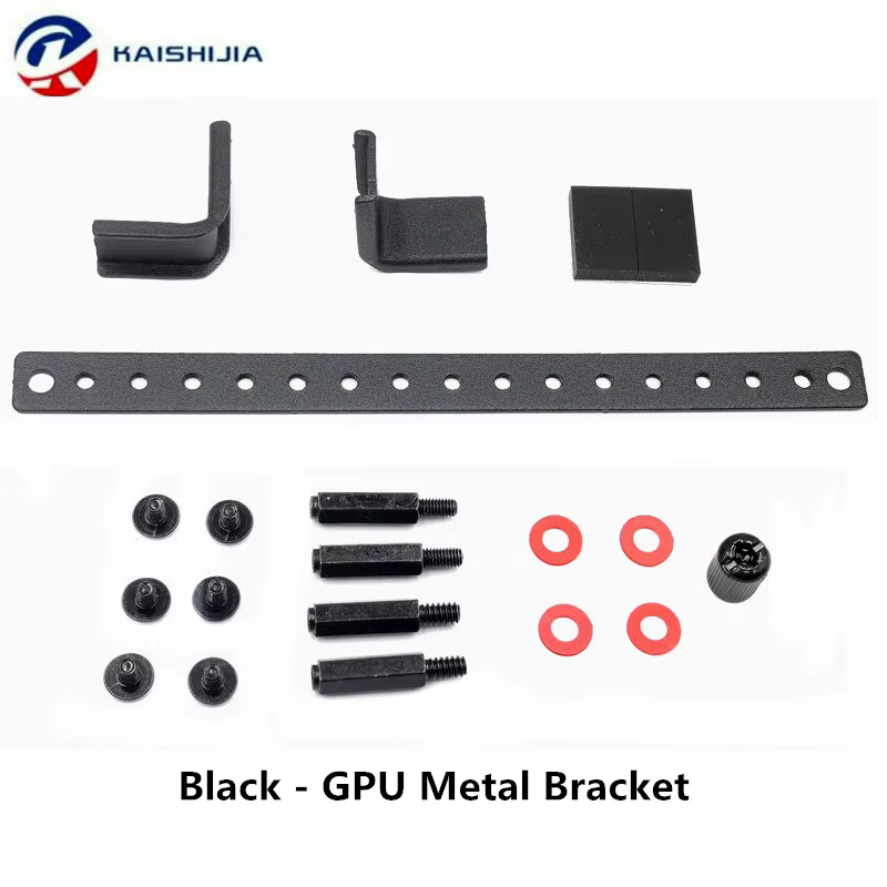 GPU Métal rapide ket Fouling Carte Support VGA Support pour E-ATX ATX Carte Mère Noir Blanc PC Mod