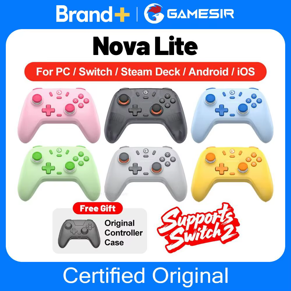Gamesir Nova Lite manettes PC pour Nintendo Switch 2 contrôleur commutateur vapeur Android iOS iPhon