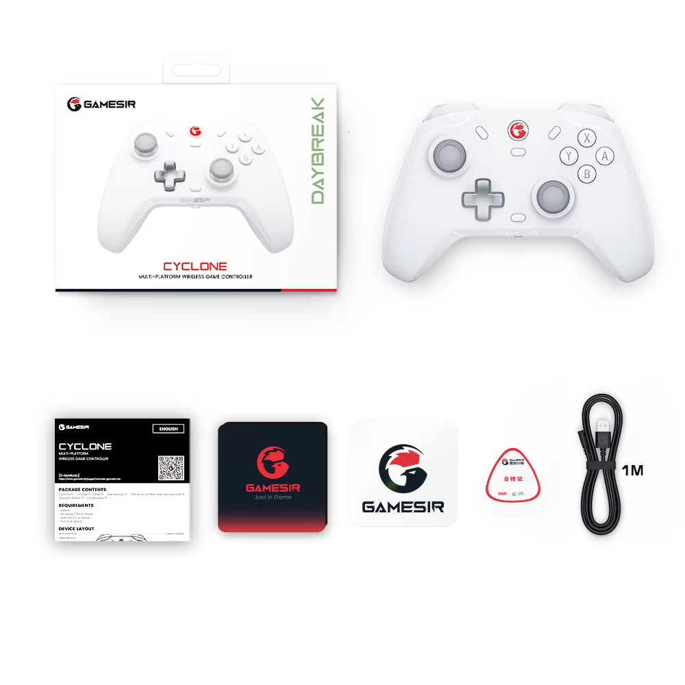 GameSir Cyclone Pro contrôleur de commutateur sans fil manette Bluetooth avec effet Hall pour Ninten