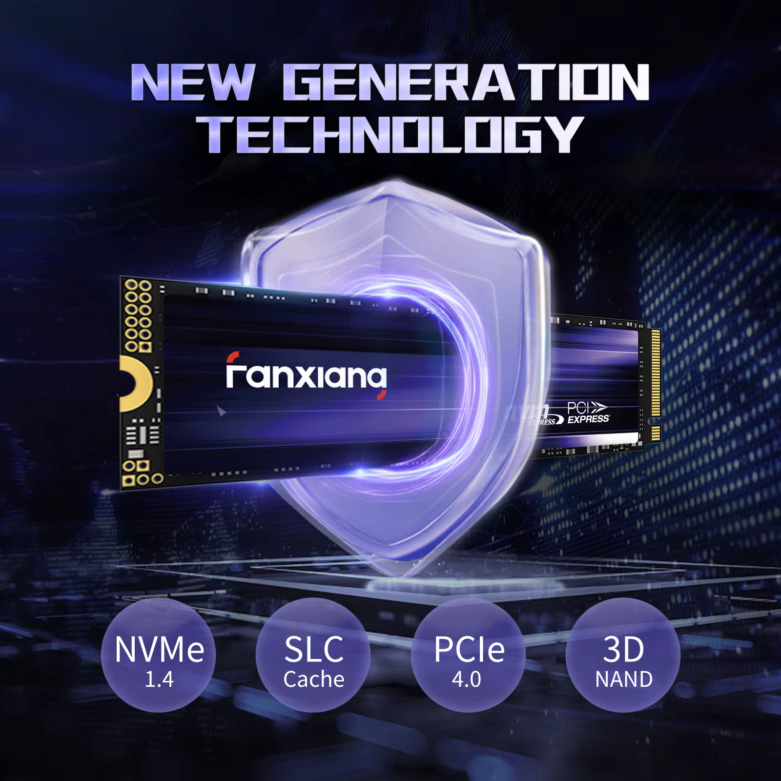 Fanxiang-Disque SSD interne M.2 NVMe, 7300 MBumental, 1 To, 2 To, 4 To, PCIe4.0, PS5, EU, US, Livrai