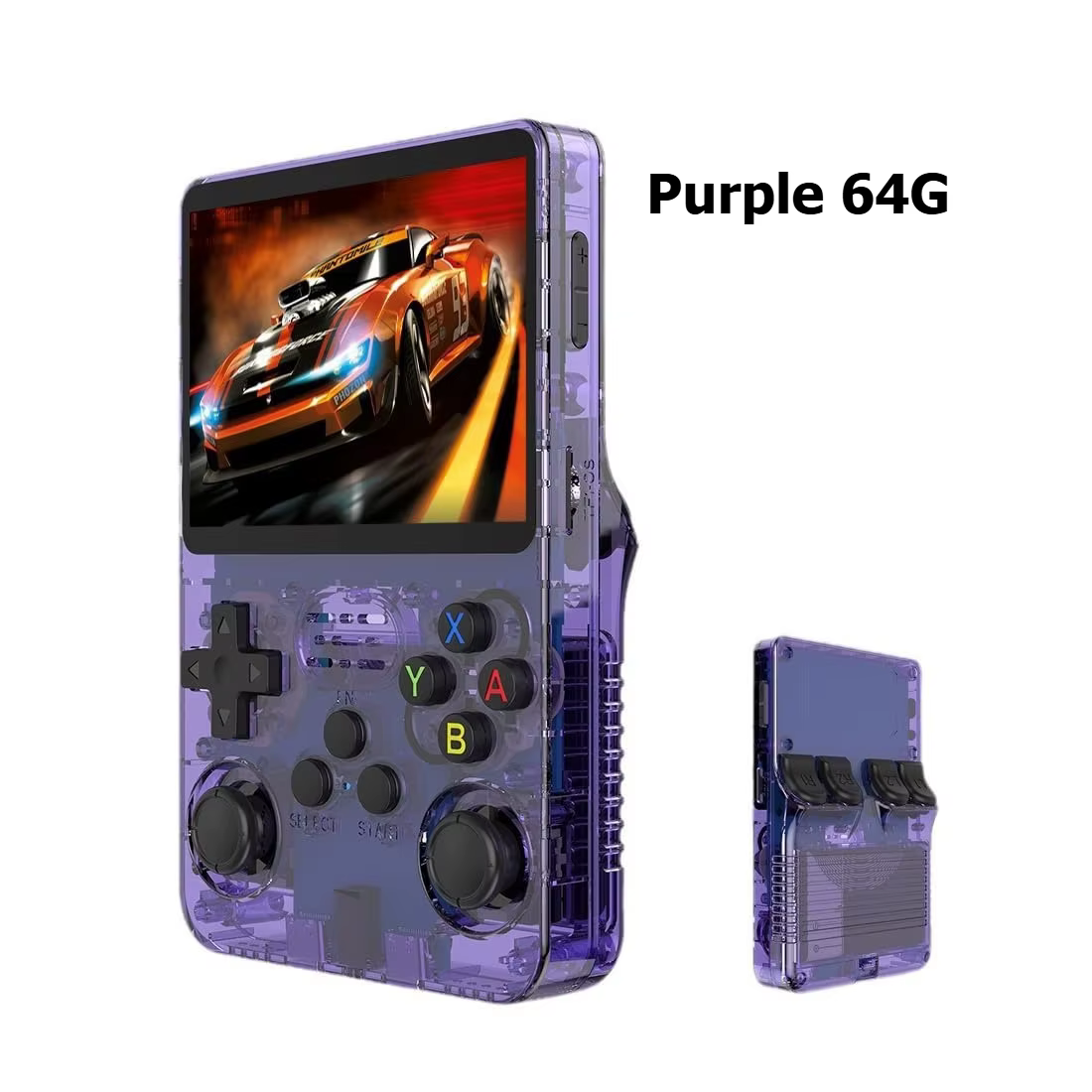 Console de jeu portable rétro R36S, système Linux, écran IPS HD 3,5 pouces 4K, 64G/128G, 20000/40000