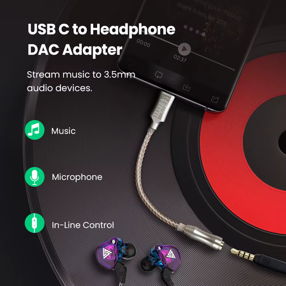 CX31993 USB type-c à 3.5mm interface Audio amplificateur de casque HiFi DAC écouteur amplificateur d