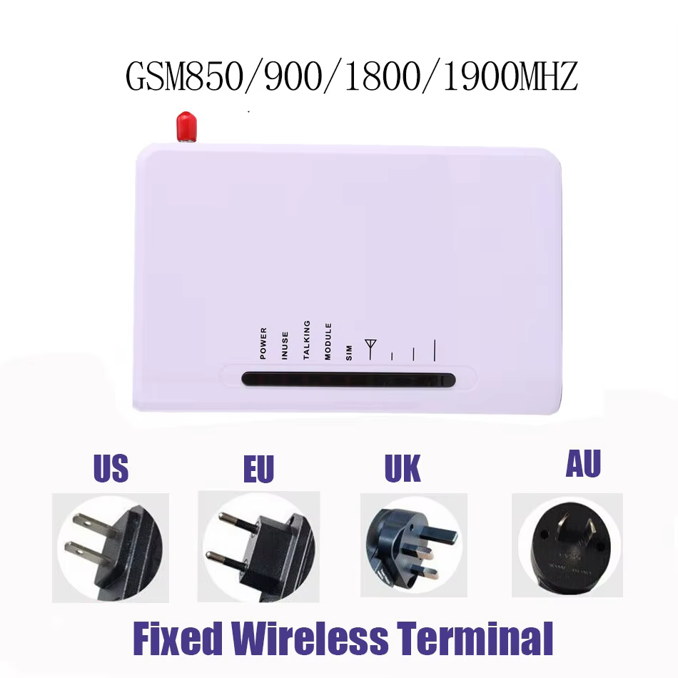 Terminal sans fil fixe FWT, carte SIM GSM, ligne téléphonique, numéroteur d'appel