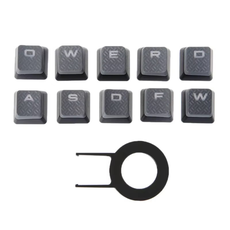 Jeu de capuchons de touches RGB personnalisables, 10 pièces, pour claviers mécaniques de jeu Corsair