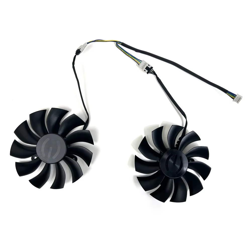 2 pièces bricolage 87MM 4PIN PLA09215B12H GTX1080 TI GTX1070 1060 ventilateur GPU pour EVGA GTX 1080