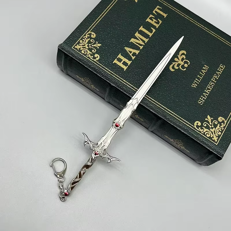 Épée longue Githyanki 22 cm Baldur's Gate 3 Périphériques de jeu Arme en métal Modèle 1: 6 Équipemen