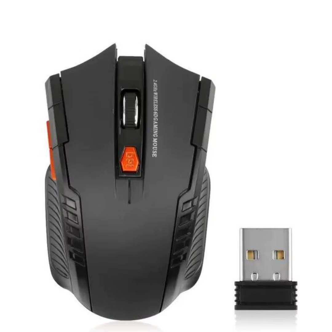 Souris optique sans fil avec récepteur USB, 2.4G, 1600 ug I, souris gamer pour ordinateur, accessoir