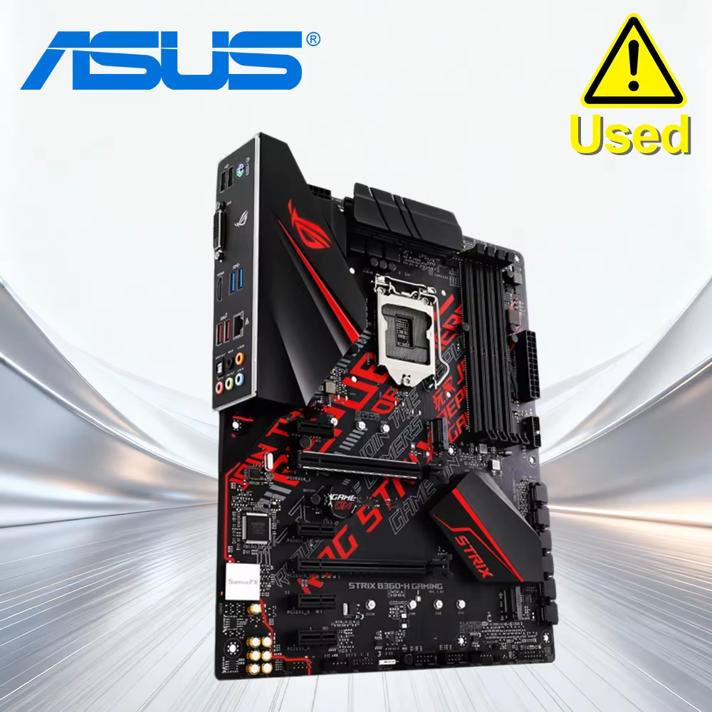 Asus-Carte mère ROG Strix B360H Gaming, Aura DiviRGB LED, DDR4, ATX