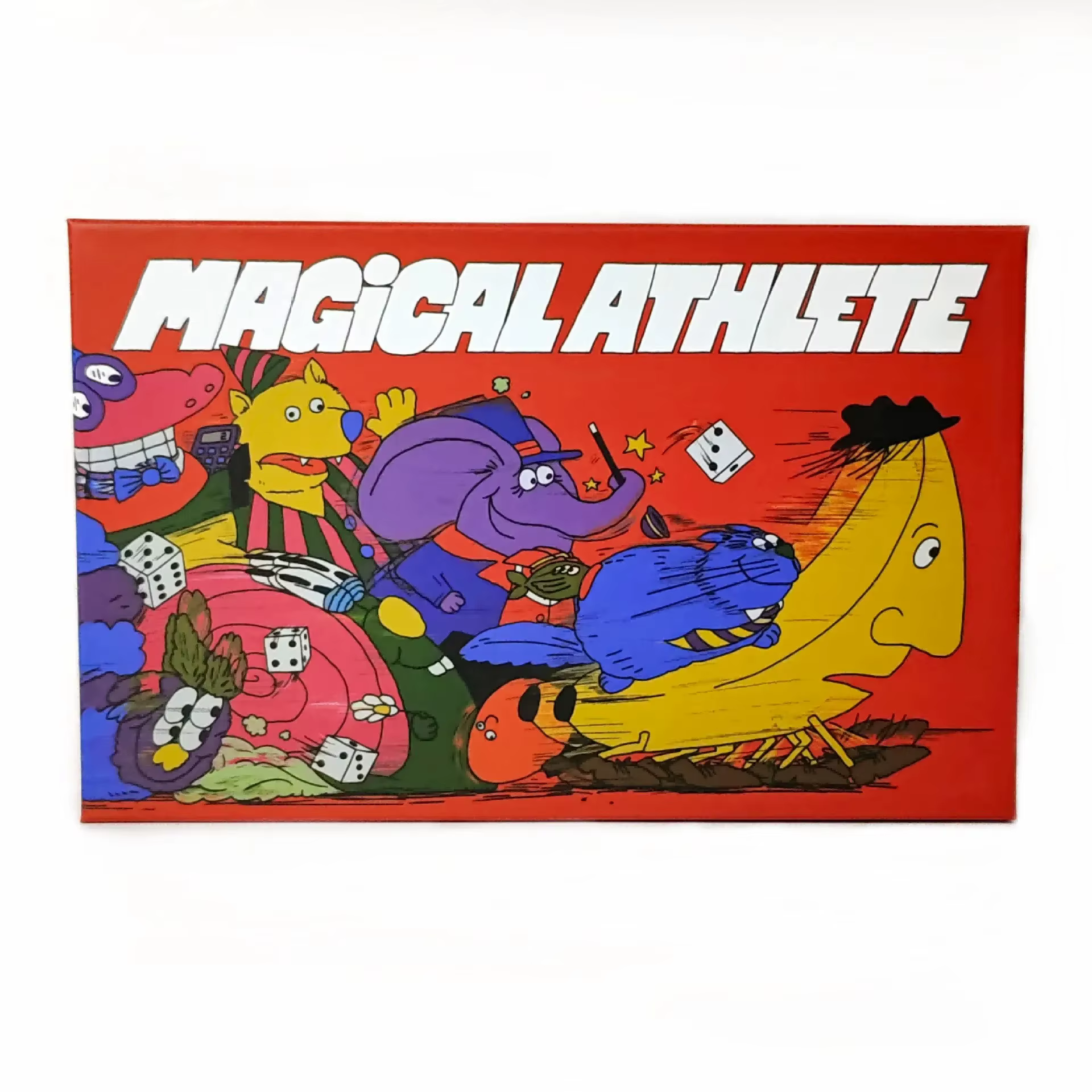 Jeu de cartes Magic Athlete - Face-à-face sportif sauvage pour 2 à 6 joueurs, jeu de société multijo