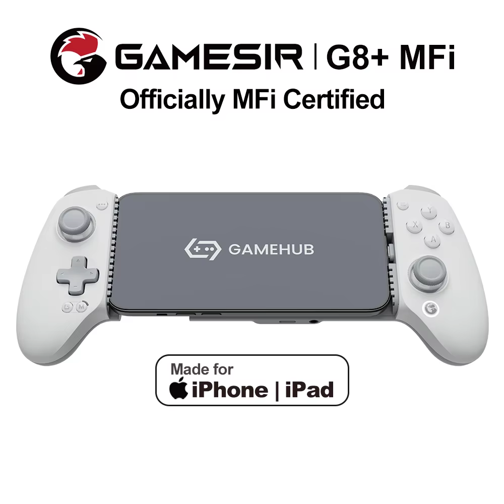 Manette de jeu Gamesir G8+ MFI pour iPhone, iPad mini, téléphone mobile, contrôleur de jeu Type C, c