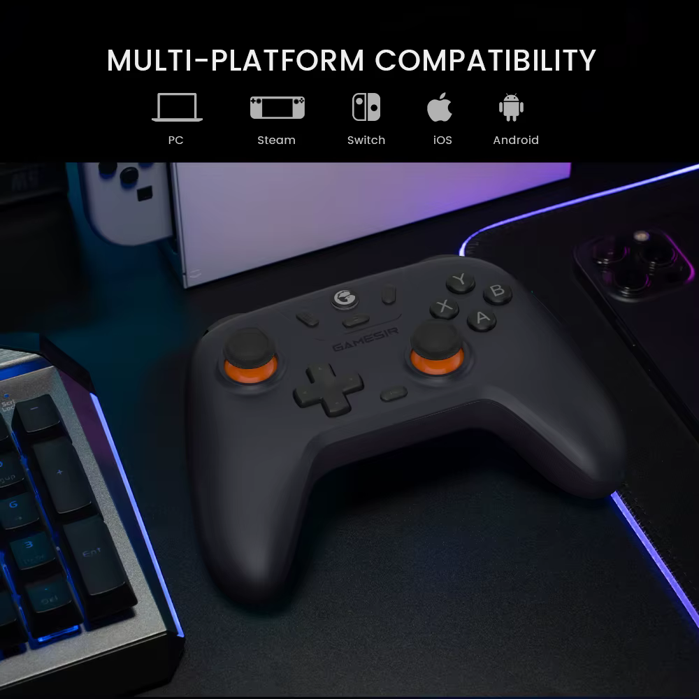 GameSir Nova Lite contrôleur de commutateur sans fil manette Bluetooth avec effet Hall pour Nintendo