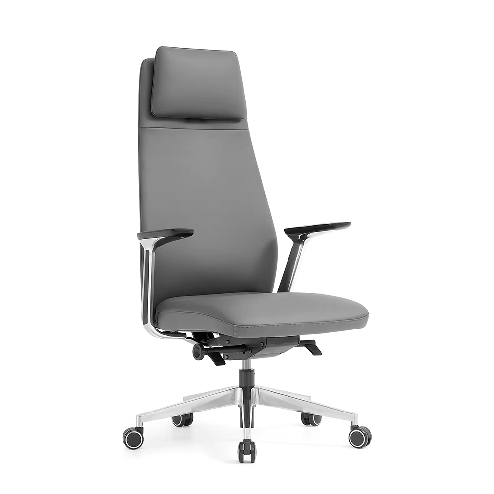 Offre spéciale chaise de bureau en polyuréthane exécutif dossier haut ergonomique inclinable chaise 