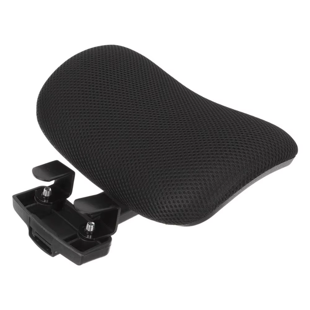 Appui-tête de chaise d'ordinateur en tissu maille, éponge noire, extension de chaise de bureau, Inst