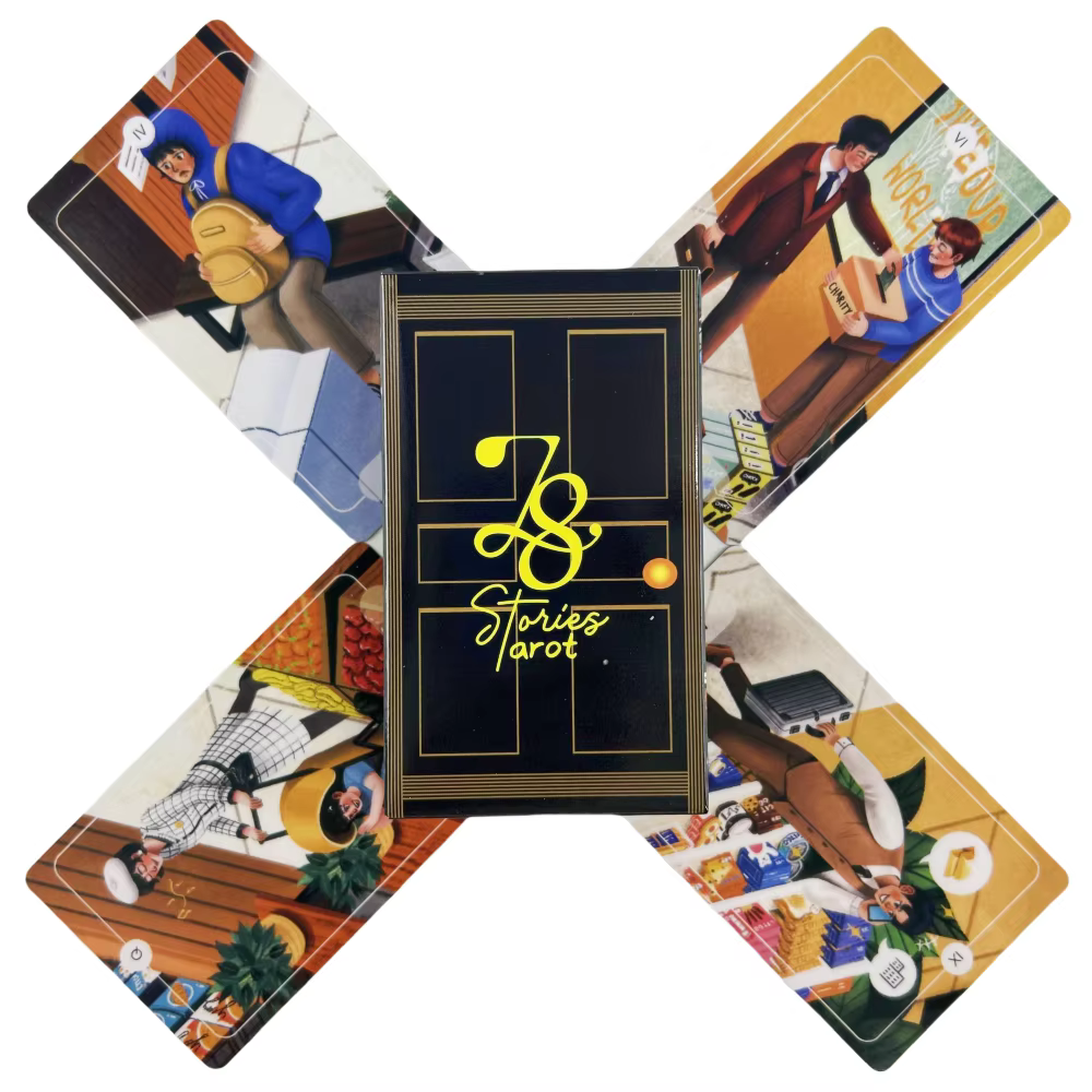 Jeu de cartes de tarot pour oracle anglais Visions, 78 cartes, A78 Deck, Evessor Ination Edition Bor