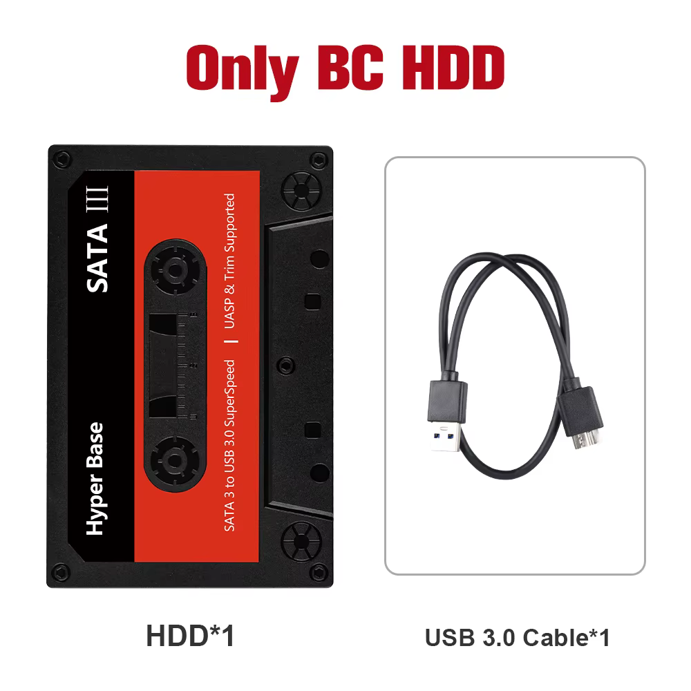 Console de jeux rétro Batocera 500 Go/2 To avec plus de 52 000 jeux sur disque dur pour PS3/PS2/Wii/