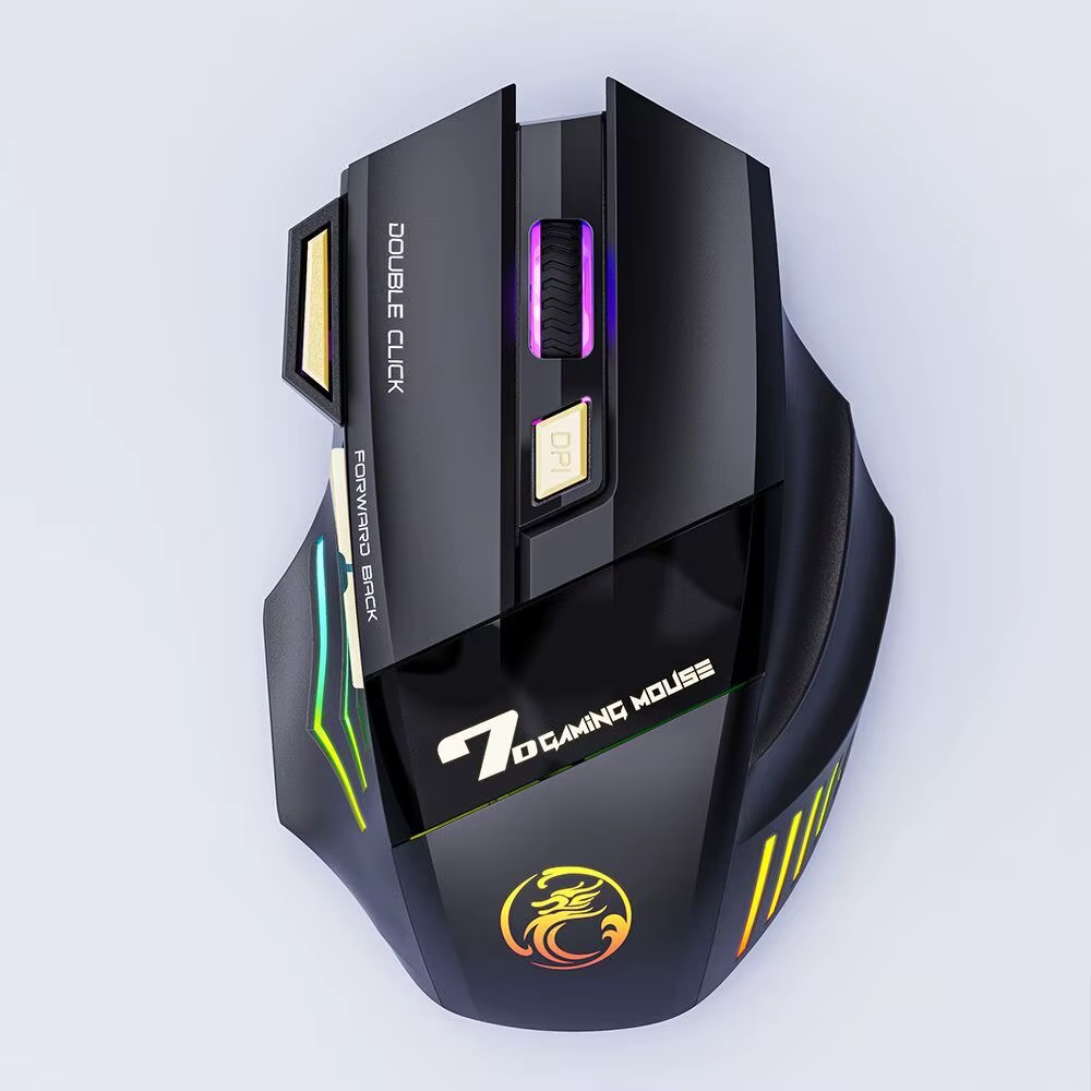 Souris de jeu sans fil USB IMICE GW-X7 3200 ug I mode touristes Rechargeable 7 prédire 2.4 mesurz So