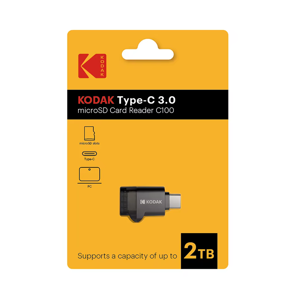 Lecteur de carte Micro SD Kodak type-c, adaptateur de Transmission à grande vitesse pour carte mémoi