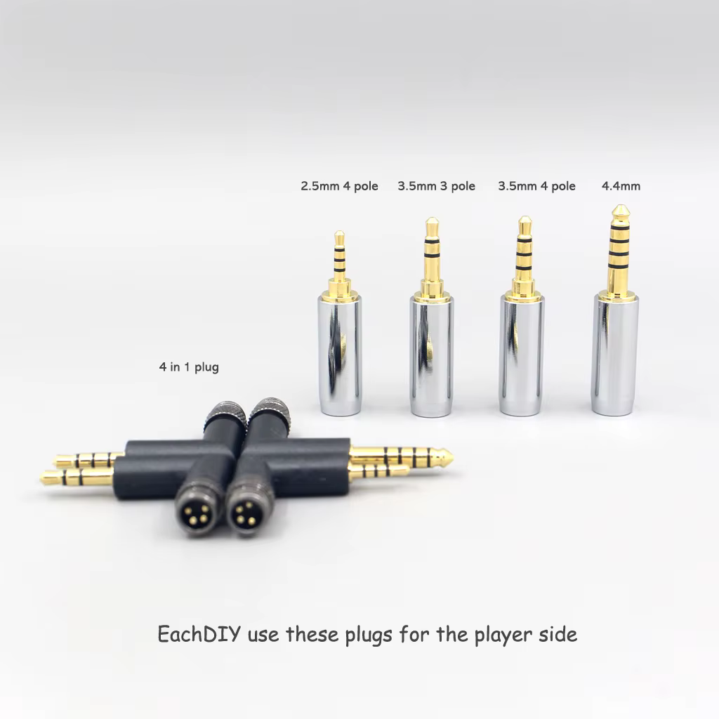 Câble d'écouteur mixte en graphène 7N OCC blindé, pour Sennheiser HD580 HDfemale HD650 HDxxx HD660S 